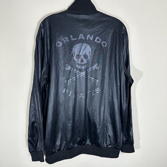 ORLANDO PIRATES 2007 TRAINING FOOTBALL JACKET JERSEY ADIDAS Black Dazzling Rare - Picture 1 of 8